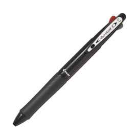Pilot BKAB40FBK Tri-Color Ballpoint Pen, Acroball 3, 0.7, Black