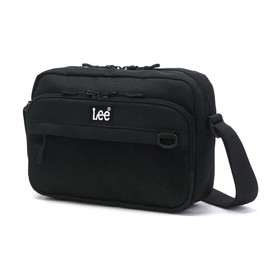 Lee 320-3724 Mini Shoulder Horizontal Box Logo, Trend, Lightweight, Multifunctional, Large Capacity, Sub Bag, Black