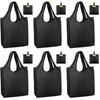 BeeGreen Black Grocery Bags Shopping Bags Large Reusable Bags Foldable