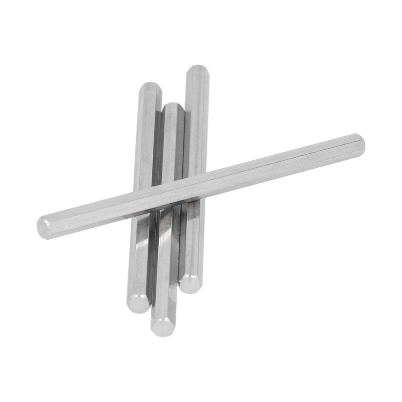 10Pcs Long Rod Nut Hex Coupling Straight Bar Stainless Steel