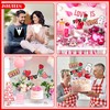 32 Pcs Valentine’s Day Photo Booth Props, Selfie Photo Props