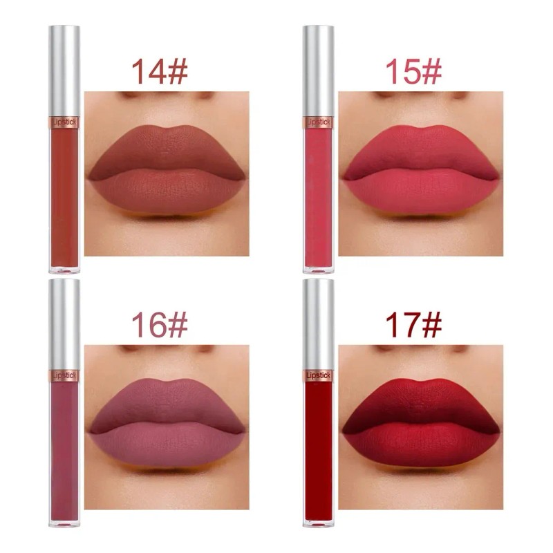 Brillos Labiales Mixed Color 10 Pzs Impermeables