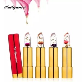 칼리즈메이 꽃립스틱 4종 1세트 핑크 퍼플 레드 오렌지 총 4개 발송 Kalizmey Flower Lipstick Set of 4 Pink Purple Red Orange Total 4 Pieces Shipped