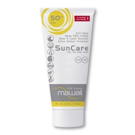 Mawaii SunCare Anti-Ageing Sun Cream 50 SPF - 75 ml - Specialist Outdoor Sports Sun Cream - Waterproof and Sweatproof - Reef Friendly and Paraben Free