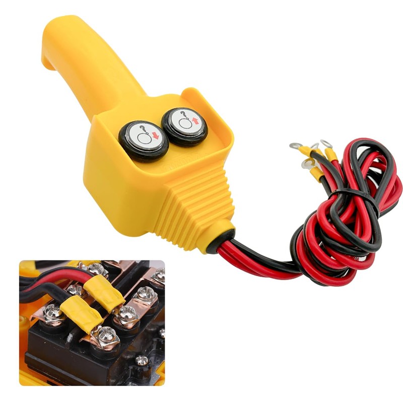AUCELI Winch Controller, Winch Hand Control Assembly, Push Button Style