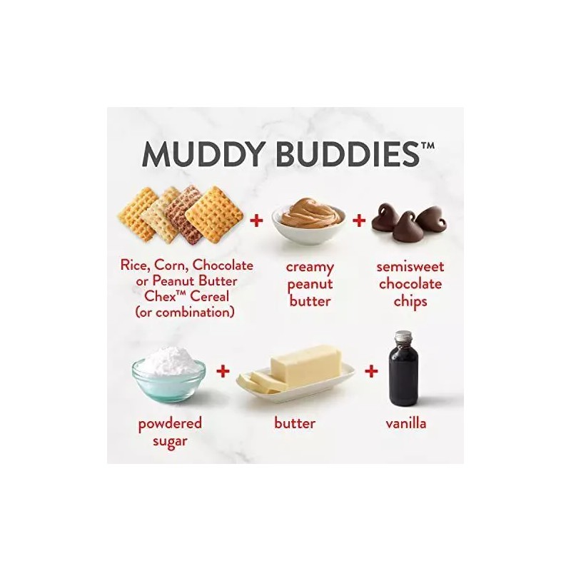 Chex Peanut Butter Cereal, Gluten-Free Breakfast, Whole Grain, 12.2 OZ