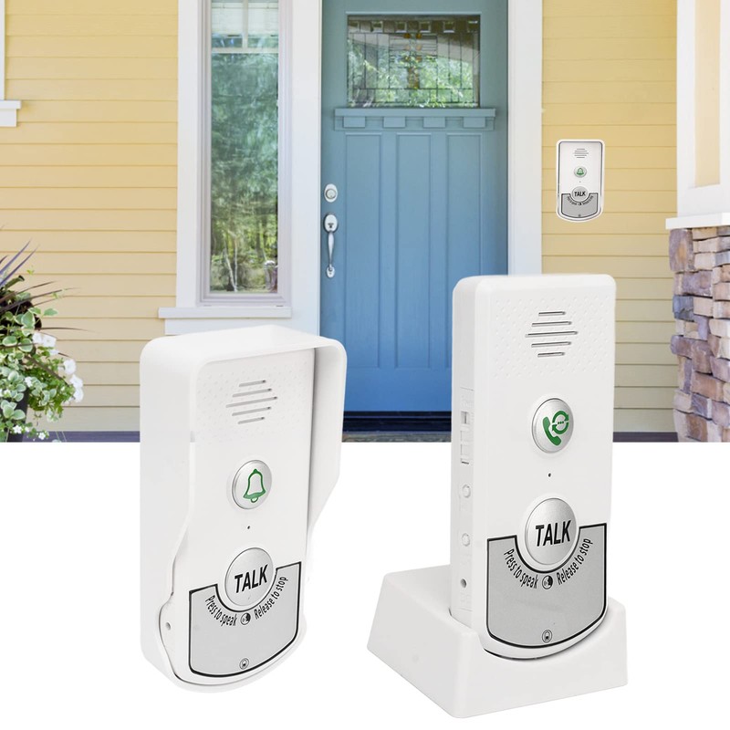 Wireless Intercom Doorbells, 3280 ft Range, Waterproof Electronic Doorbell Gong,