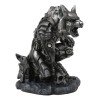Ebros Gift Steampunk Robotic Werewolf Crushing Skull Statue Lycan Cyborg