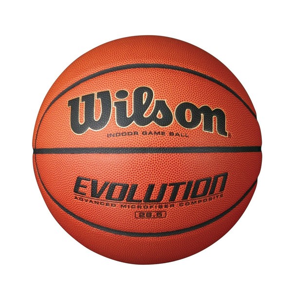 WILSON Evolution Intermediate Basketball - 28.5" with Retail Packaging