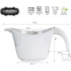 Calypso Basics Batter Bowl With Pour Spout, Non-Slip Base,Space Saving