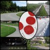 CZC AUTO Red Reflective Driveway Markers 37.5-inch Double Sided Metal