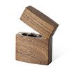 Wislist Curved Slim Ring Box for Proposal - Wood Engagement