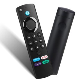 BAKEWAY Control Remoto Compatible con F s t i c k 4k Lite Cube F r i e TV (3rd generación), Mando a Distancia con Bluetooth y Función de Voz