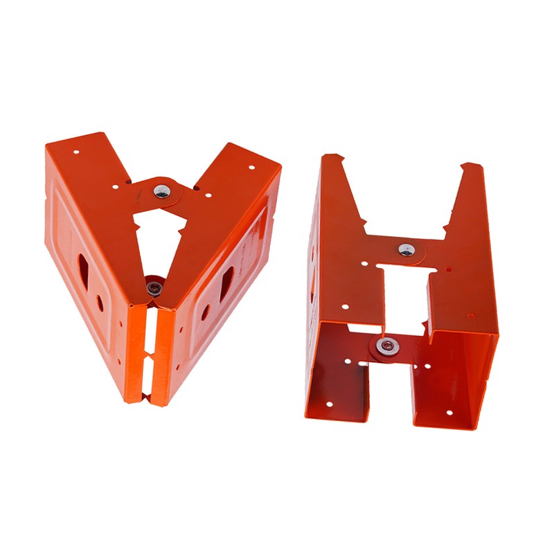 2PCS Saw Horse Bracket Cold Rolled Steel Mechanical Sawhorse Brackets