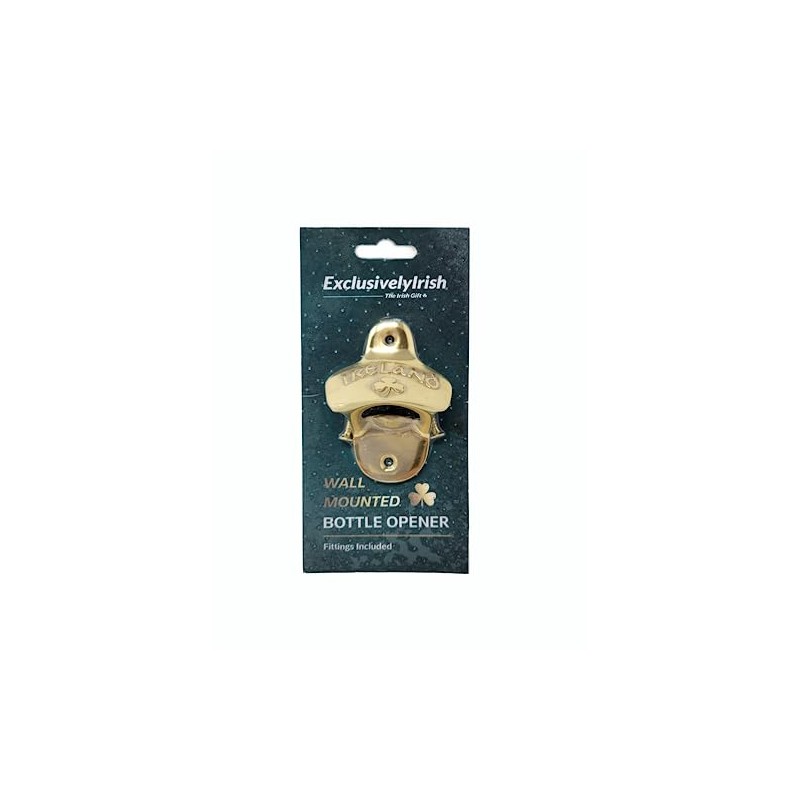 Exclusively Irish Slainte Claddagh Bottle Opener Kitchen Bar Tool (Polished