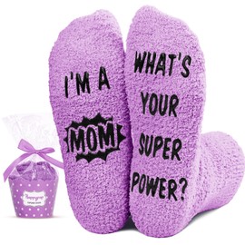 HAPPYPOP Gifts For Mom From Daughter Son - Mothers Day Gifts For Mom, Mother Gifts Mama Gifts, Mothers Day Socks, Funny Mom Socks
