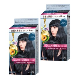 Syos Color Genic, Milky Hair Color MI03, Metal Indigo 2P + Free Gift