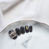 Full chain stone handmade nail tip - Ballerina L /