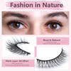 SONAFEEL Short EyeLashes Natural Look Cross Wispy Daily Lashes Pack