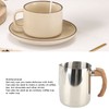 Milk Frothing Cup Inner Scale 304 Stainless Steel Dripless Spout