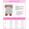 Aoudery Flowy Shorts for Women Casual Boho Ruffle Tiered Skorts