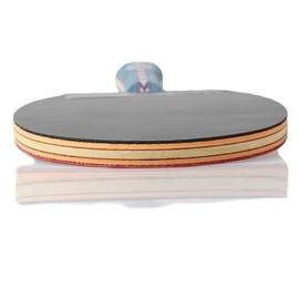 DHS Hurricane NO.2/ NO.1 Tournament Table Tennis Racket, Pimples in Sponge Ping Pong Bat Paddle Set Bat with Table Tennis Bag and 2 Balls, 2 Rubber Protective Film, Gift Packed (FL-Longhandle)