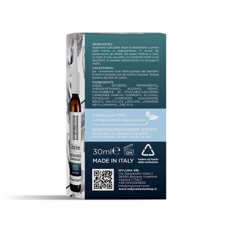 Detox Anti-Wrinkle Serum with Organic Ingredients - 30 ml