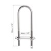 sourcing map Round U-Bolt 1.26"(32mm) Inner Width 120mm Length Steel