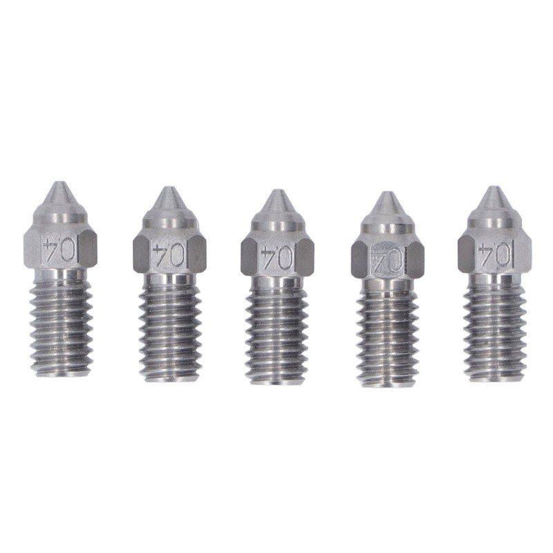 0.4mm Nozzles Kit High Flow High Temp Resistant Stainless Steel
