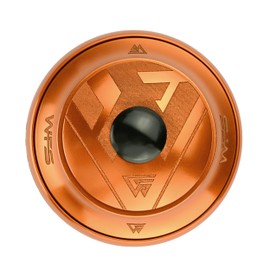 WFS NV.73 1 Inch CNC Alloy Threadless Headset with Top Cap, Orange, HS03ZQORG