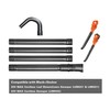 WETOOLPLUS Gutter Clean Attachment for Blower Compatible with Black+Decker Cordless
