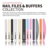 SILSTAR PROFESSIONAL 7" NAIL FILE STRAIGHT WHITE 100/180 MADE IN