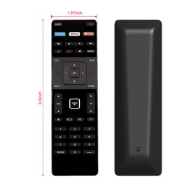 New Remote Control XRT122 Replacement fit for VIZIO D‑Series D48‑D0 48" 1080p LED Smart TV