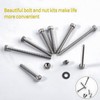 Zmbroll M2 Hex Socket Head Cap Screw 945Pcs Machine Screws