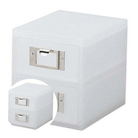 Eyebox Mini 2-Tier Smog Cosmetic Accessory Organizer Mini Accessory Organizer