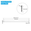 PATIKIL 9 Inch Drawer Slides, 2 Pcs Plastic Guide Rails