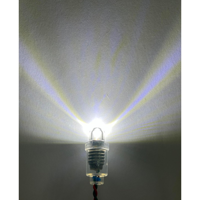 GutReise DC E10 LED Bulbs, 10pcs E10 Replacement Light Bulbs