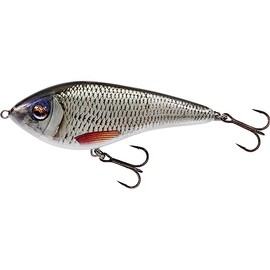 Westin Swim Glidebait Jerkbait, Colour: Real Roach, Length / Weight / Swimming Behaviour: 12 cm / 53 g / Suspending