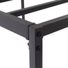 VECELO 18" Queen Size Tall Bed Frame Metal Platform/Mattress Foundation/No