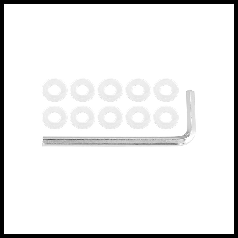 Hihaha 10pcs M5 Motorcycle Windscreen Screw Fairing Windscreen Bolt Black