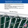 FenceSource Wave Slat (9 Colors) Single Wall Bottom Locking Privacy