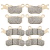 Sintered Brake Pads Front and Rear for Can-Am Defender HD10