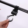 2 Pcs Walker Hook Hanging Multipurpose 360° Rotation Stroller Clip