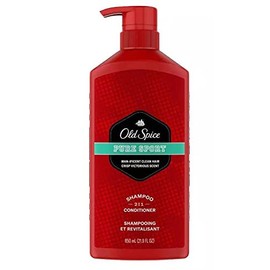 Old Spice Pure Sport 2-in-1 Shampoo & Conditioner, 22.0 fl oz (650 ml), Old Spice Pure Sport 2-in-1 Shampoo and Conditioner for Men - 21.9 fl oz