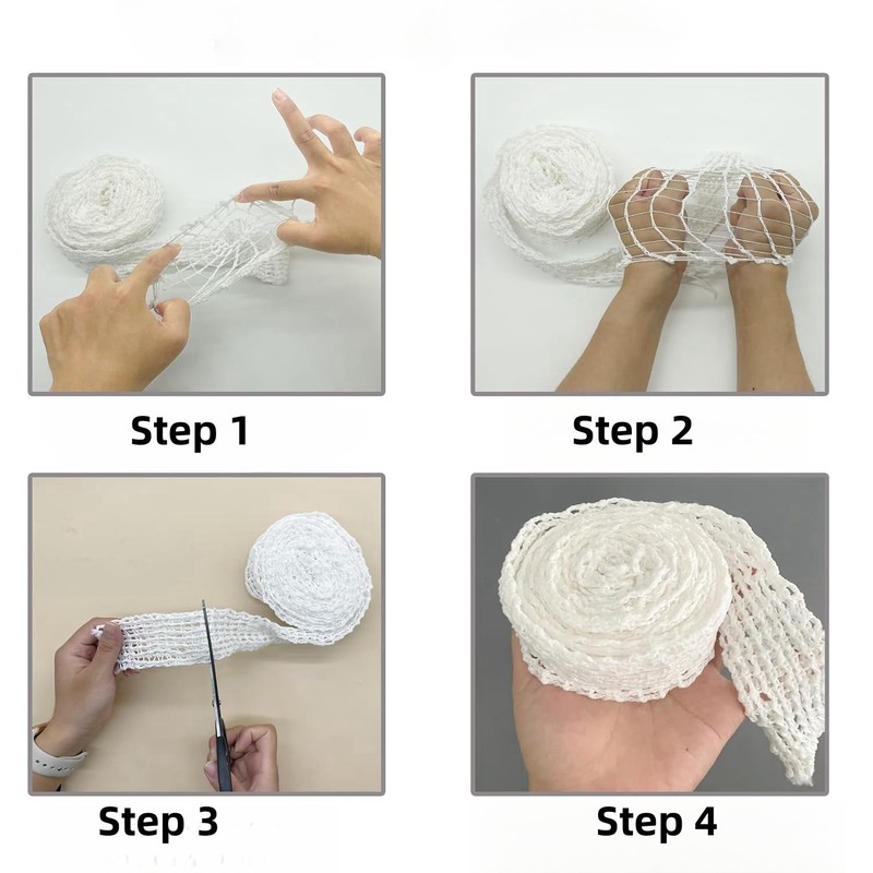 Ham Net, White, Meat Net for Rolled Roast Net, Rolled