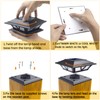 SIEDiNLAR Solar Post Lights Outdoor 2 Modes LED Deck Fence