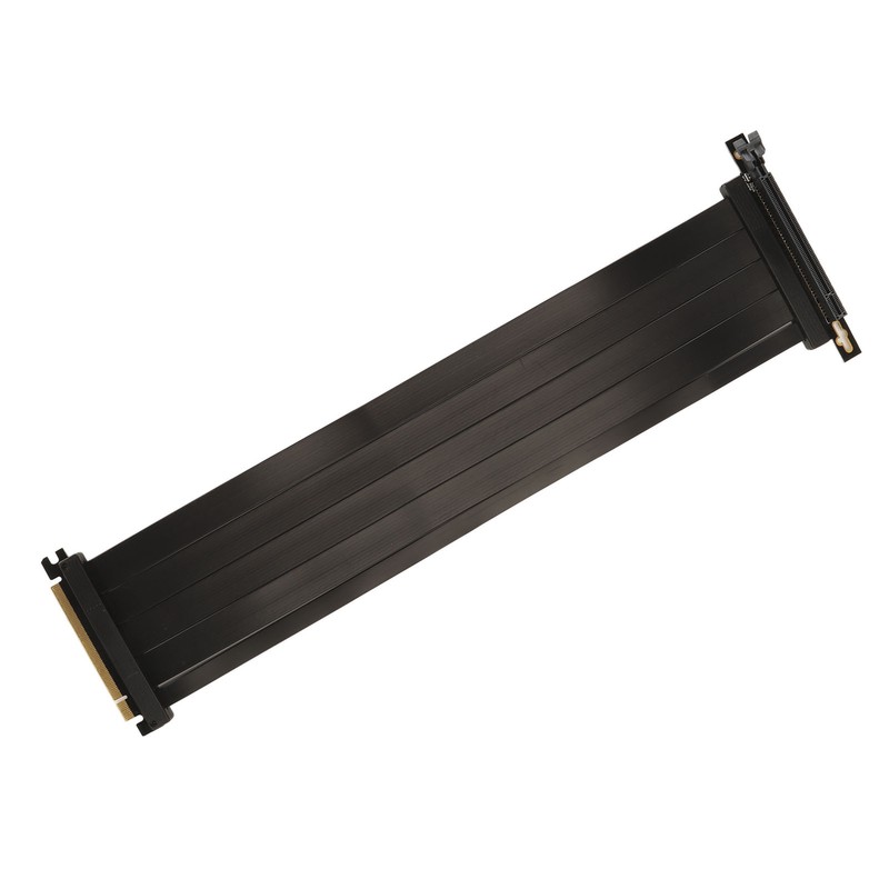 PCIE 4.0 X16 Riser Cable High Speed Flexible Shielding 90
