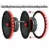 JHB Pair 8" Bluetooth Remote RGB LED Rings Lights for