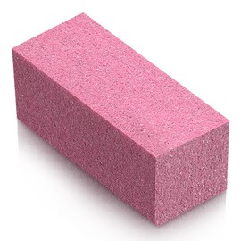 Batiyeer Soft Gummy Stone for Skis, Grinding Rubber Gummy Abrasive Block Stone, Snowboard Ski Stone for Removing Rust and Burrs, 50 x 20 x 20 mm, 60 Grit(Pink)