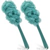 Qewro 2-Pack Qewro Back Scrubber Loofah Brush with Long Handle